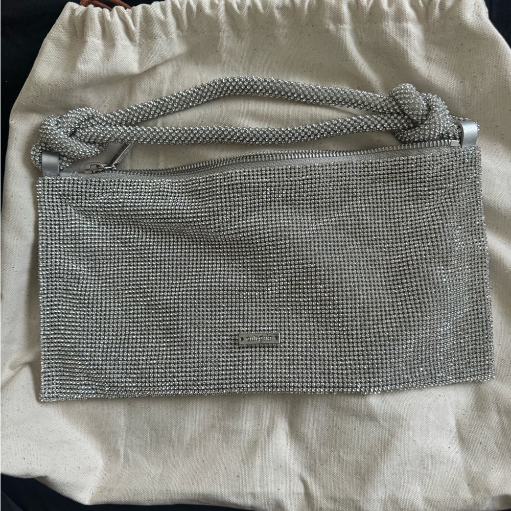 Cult Gaia HERA NANO RHINESTONE SHOULDER BAG